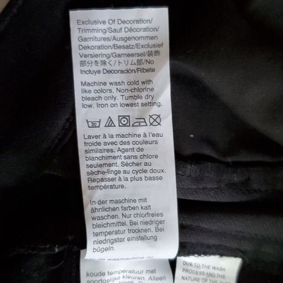 NWOT - Madewell 9" Mid-Rise Skinny Jeans: Velvet Tuxedo Stripe Edition - Picture 7 of 9